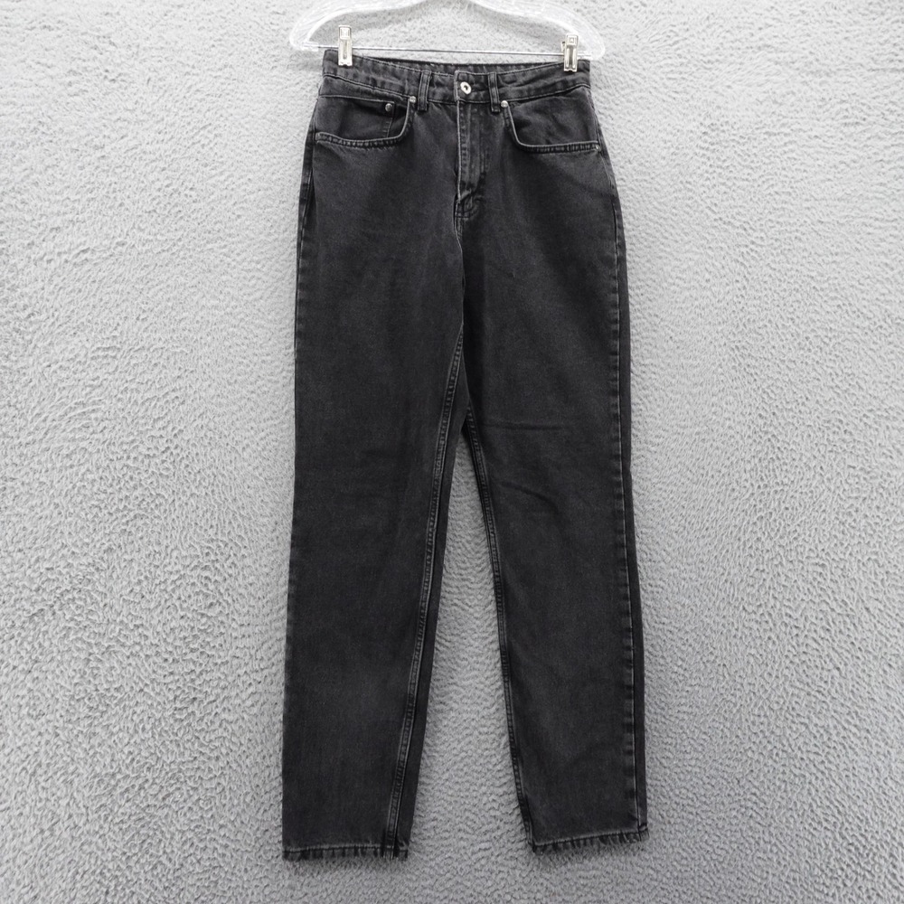 NWT Ragged Priest Butt Cut‎ Denim Jeans 28 Black Charcoal Wash Womens High Rise